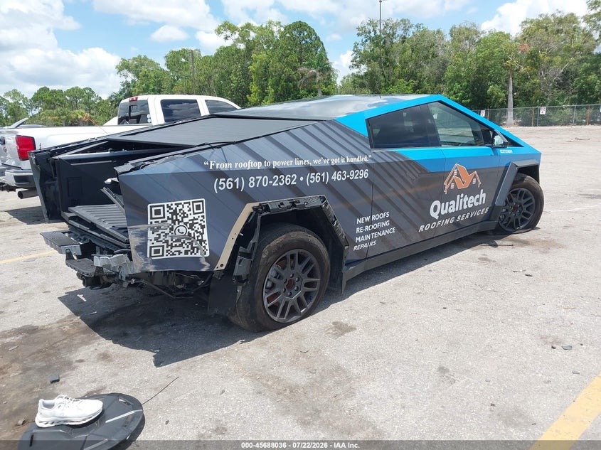 2025 TESLA CYBERTRUCK auction photo 4