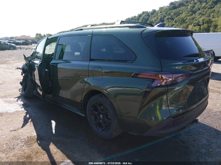 Vin: 5tdcskfc5ss192486, lot: 46186679, toyota sienna woodland edition 20253