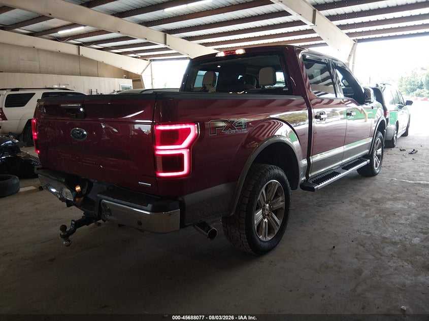 Vin: 1ftew1eg9jfc09994, lot: 46186684, ford f-150 lariat 20184