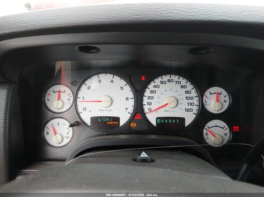 2003 DODGE RAM TRUCK 4.7L V-8 240HP