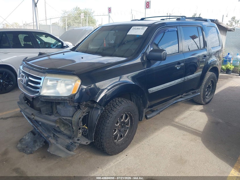 Vin: 5fnyf4h26eb043376, lot: 46186702, honda pilot lx 20142