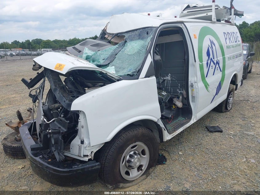 Vin: 1gcwgaff3h1345472, lot: 46186719, chevrolet express 2500 work van 20172