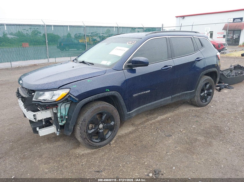 Vin: 3c4njdbb7kt656422, lot: 46186722, jeep compass latitude 4x4 20192