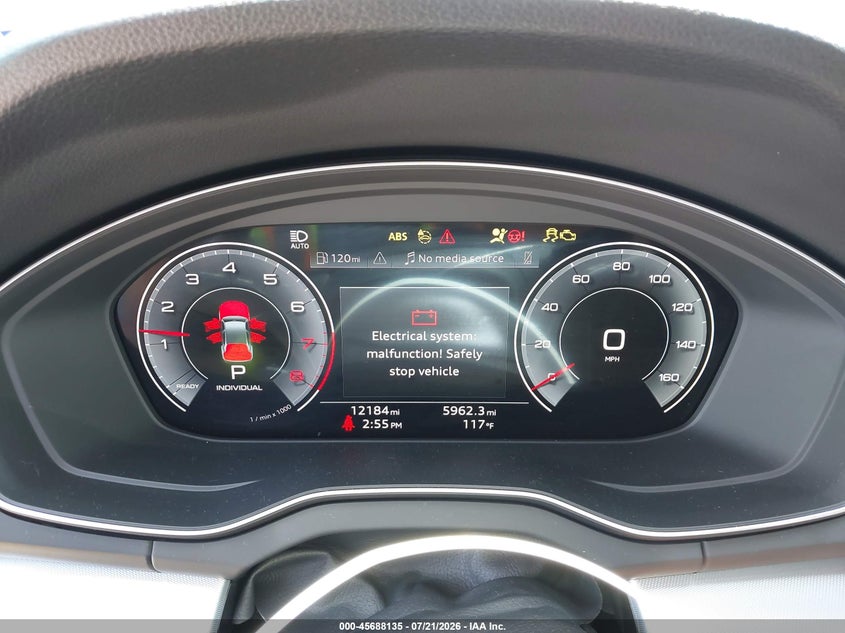 2025 Audi Q5 Premium 45 Tfsi S Line Quattro VIN: WA1GAAFY8S2019055 Lot: 45688135