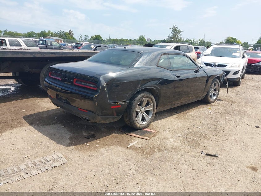 Vin: 2c3cdzag7fh877448, lot: 46186761, dodge challenger sxt 20154