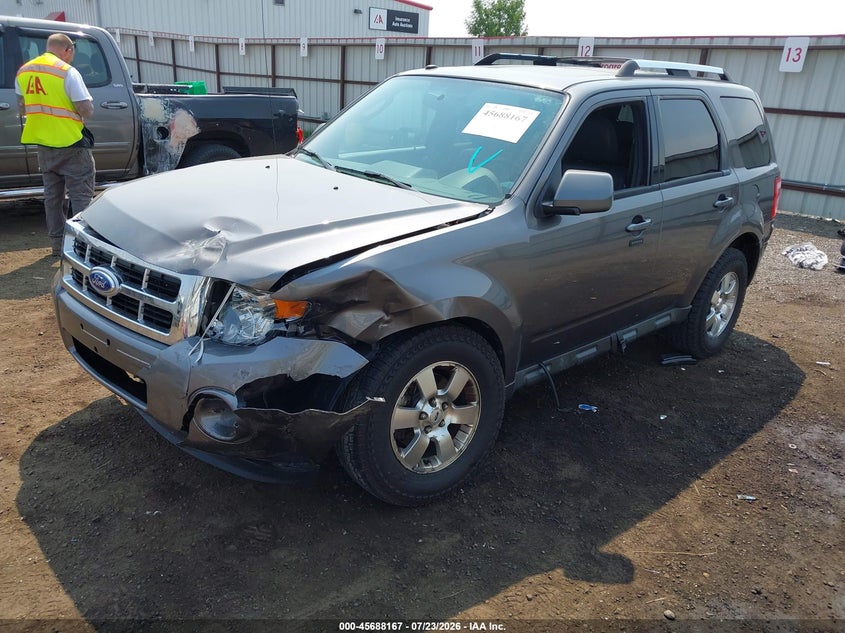 Vin: 1fmcu9eg1bkc11111, lot: 46186774, ford escape limited 20112