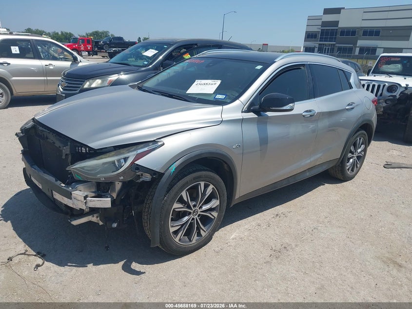 Vin: sjkch5cr4ja048106, lot: 46186776, infiniti qx30 premium 20182