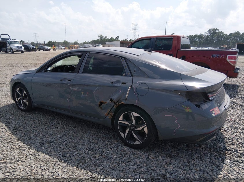2022 Hyundai Elantra Hybrid Limited VIN: KMHLN4AJ0NU029622 Lot: 45688180