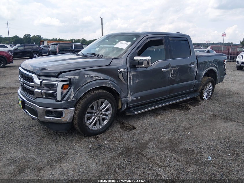 Vin: 1ftfw5ld9sfb50337, lot: 46186795, ford f-150 lariat 20252