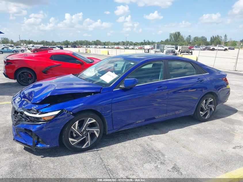 2025 Hyundai Elantra Sel Convenience VIN: KMHLS4DG9SU854546 Lot: 45688204
