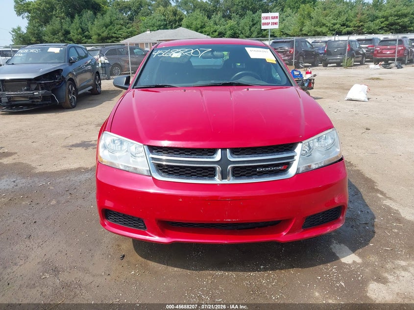 2013 Dodge Avenger Se VIN: 1C3CDZAB7DN535359 Lot: 45688207