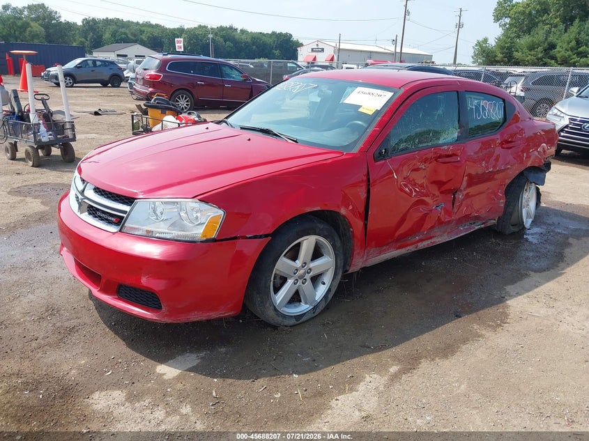 Vin: 1c3cdzab7dn535359, lot: 46186814, dodge avenger se 20132