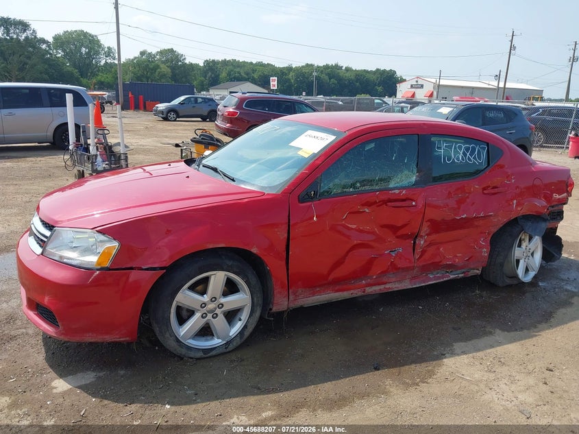 2013 Dodge Avenger Se VIN: 1C3CDZAB7DN535359 Lot: 45688207