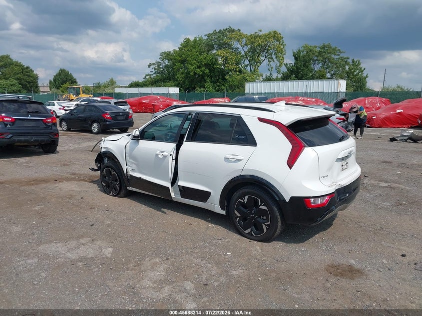 Vin: kndcr3l15r5090870, lot: 46186821, kia niro ev wind 20243