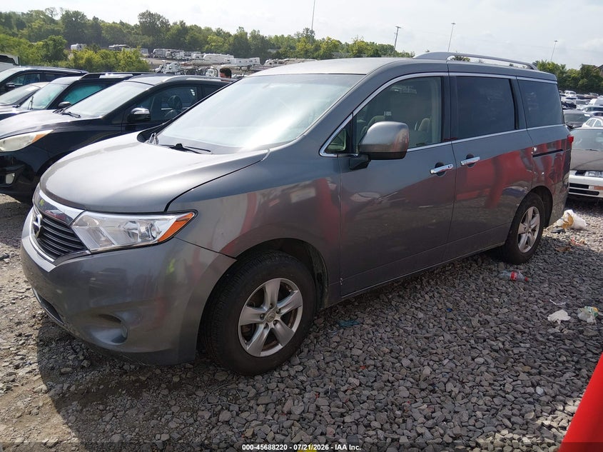 Vin: jn8ae2kp1h9166891, lot: 46186827, nissan quest sv 20172
