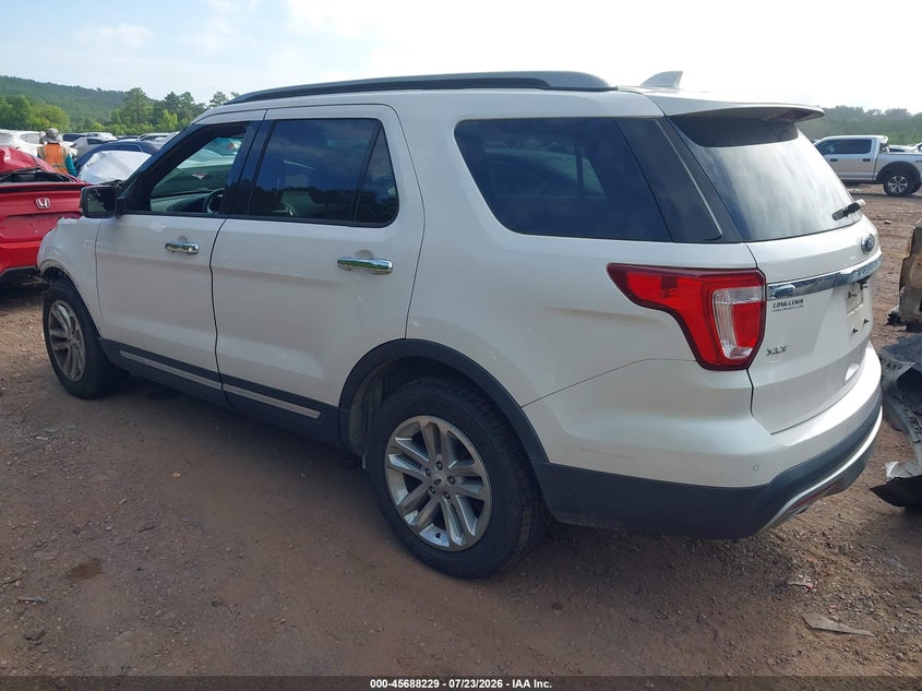 Vin: 1fm5k7d8xgga50197, lot: 46186836, ford explorer xlt 20163