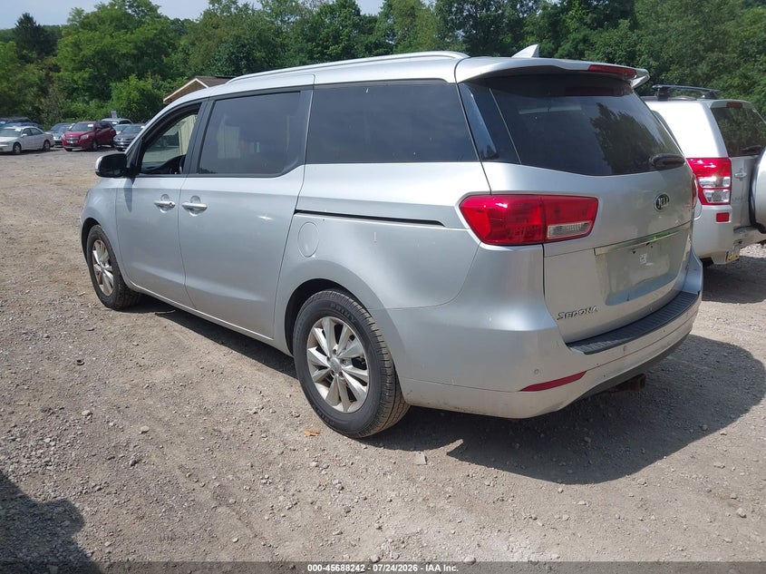Vin: kndmb5c12g6163222, lot: 46186849, kia sedona lx 20163