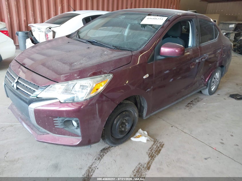 Vin: ml32fufj2nhf06300, lot: 46186858, mitsubishi mirage g4 es 20222
