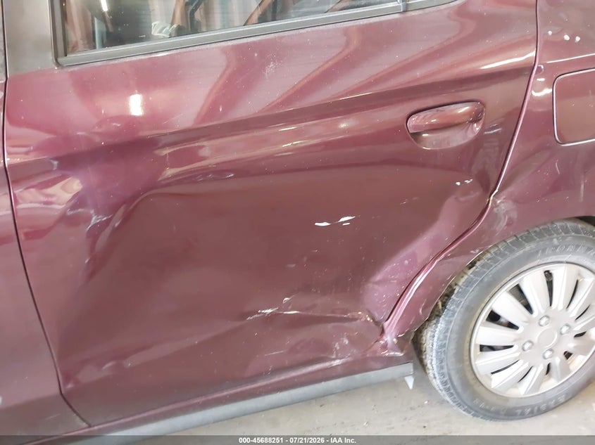 2022 Mitsubishi Mirage G4 Es VIN: ML32FUFJ2NHF06300 Lot: 45688251