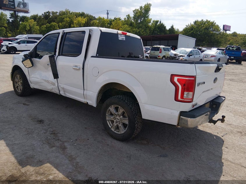Vin: 1ftew1c80ffa24302, lot: 46186874, ford f-150 xlt 20153