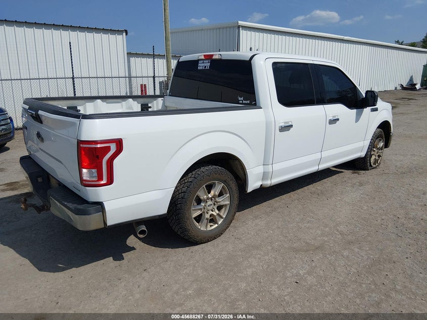 Vin: 1ftew1c80ffa24302, lot: 46186874, ford f-150 xlt 20154
