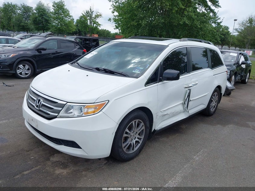 2012 Honda Odyssey Ex-L VIN: 5FNRL5H66CB033711 Lot: 45688296