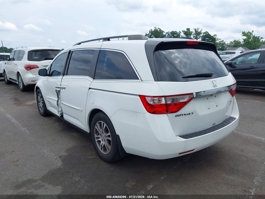 2012 Honda Odyssey Ex-L VIN: 5FNRL5H66CB033711 Lot: 45688296