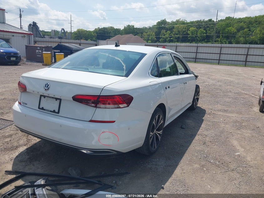 2020 Volkswagen Passat 2.0T Sel VIN: 1VWCA7A37LC025229 Lot: 45688297