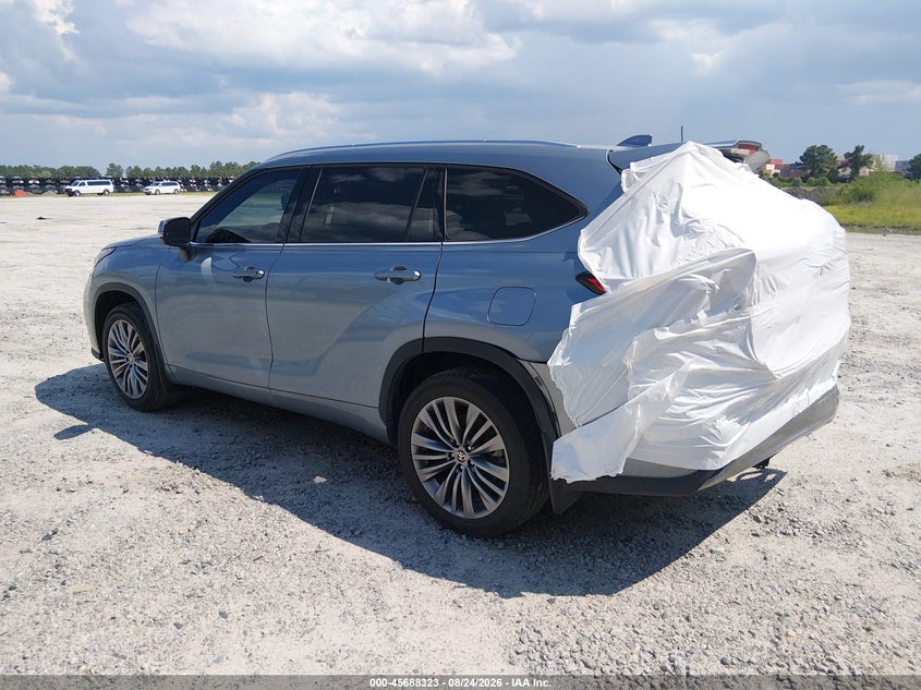 Vin: 5tdfzrbh8ms111440, lot: 46186930, toyota highlander platinum 20213