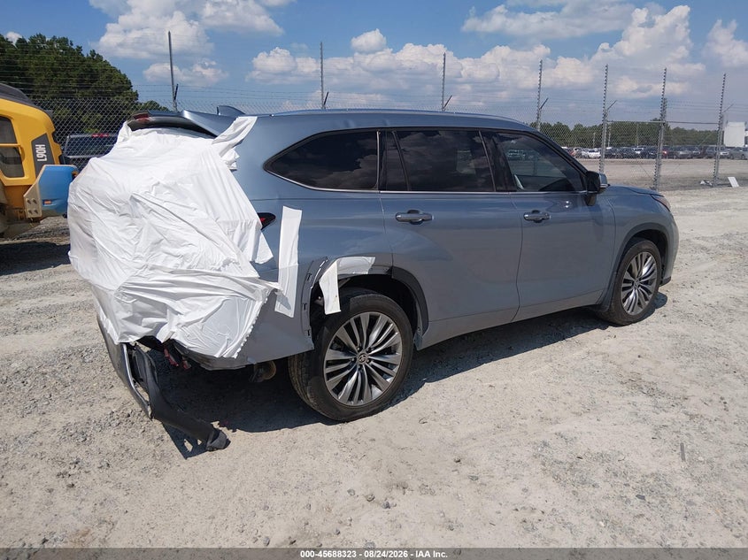 Vin: 5tdfzrbh8ms111440, lot: 46186930, toyota highlander platinum 20214