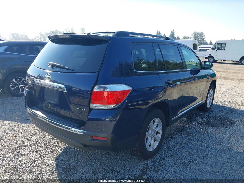Vin: 5tdbk3eh0cs111135, lot: 46186989, toyota highlander se v6 20124