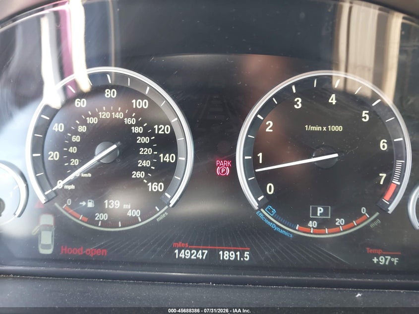 2014 BMW 535I auction photo 7