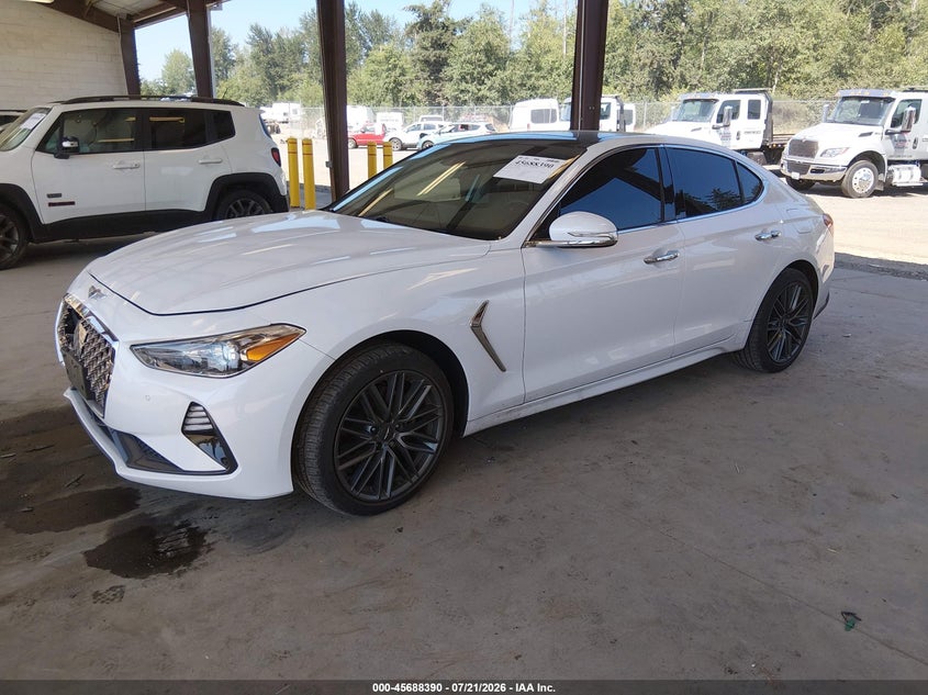 Vin: kmtg34la3ku031063, lot: 46186997, genesis g70 2.0t advanced 20192