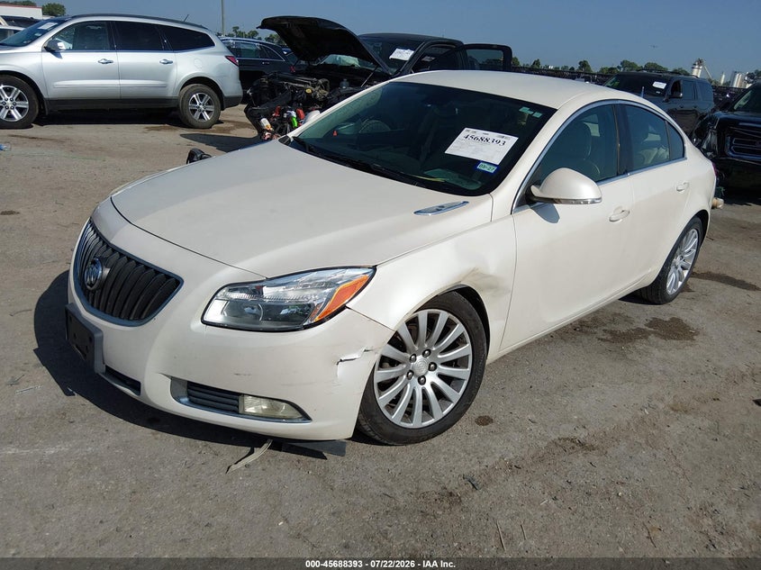 Vin: 2g4gr5ek5c9145715, lot: 46187000, buick regal 20122