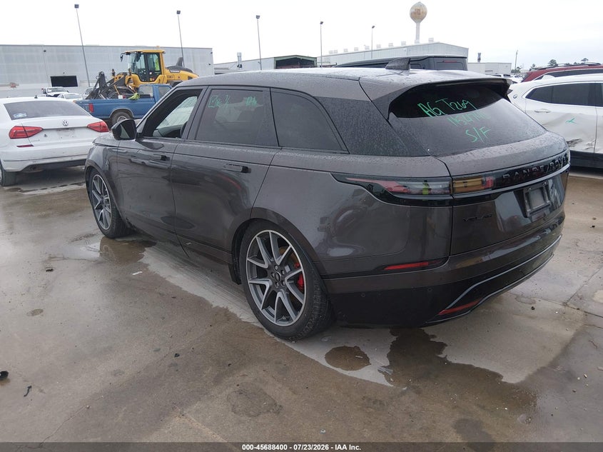 Vin: salyl2ex5sa393110, lot: 46187007, land rover range rover velar p250 dynamic se 20253