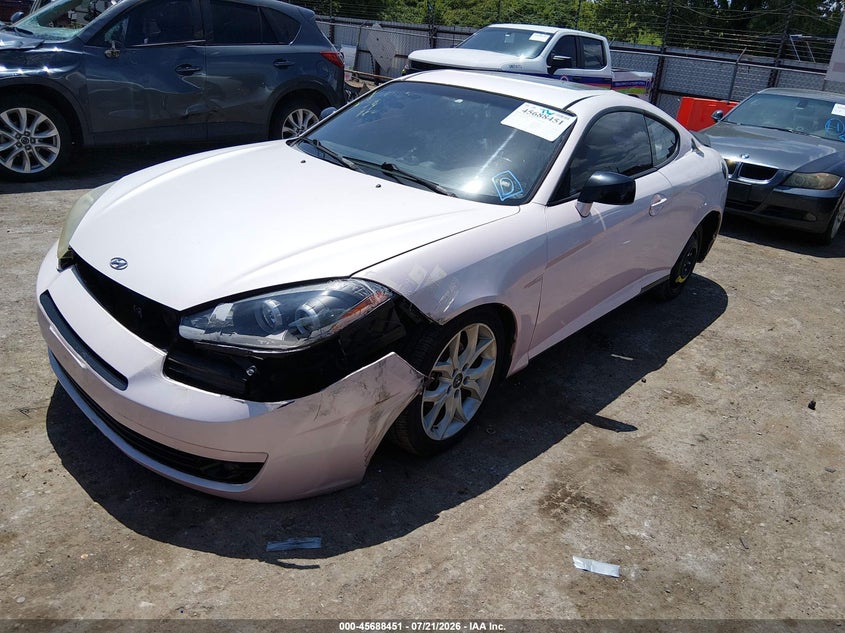 2008 Hyundai Tiburon Gt/Gt Limited/Se VIN: KMHHN66F08U290159 Lot: 45688451