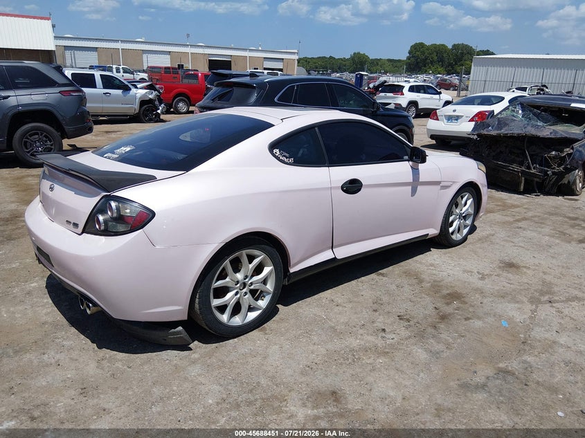 2008 Hyundai Tiburon Gt/Gt Limited/Se VIN: KMHHN66F08U290159 Lot: 45688451