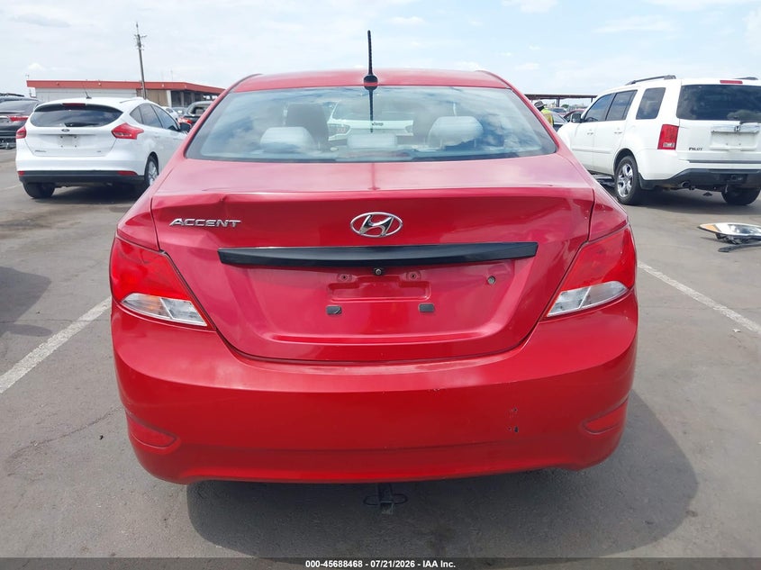 2016 Hyundai Accent Se VIN: KMHCT4AE4GU078303 Lot: 45688468