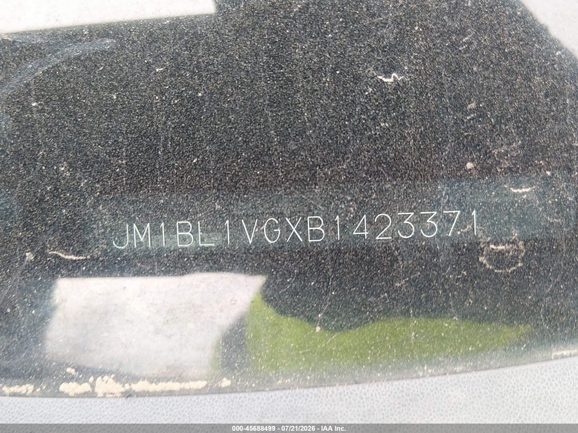 2011 Mazda Mazda3 I Touring VIN: JM1BL1VGXB1423371 Lot: 45688499
