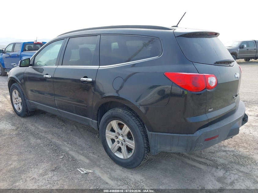 Vin: 1gnkvjed7cj207017, lot: 46187123, chevrolet traverse 2lt 20123