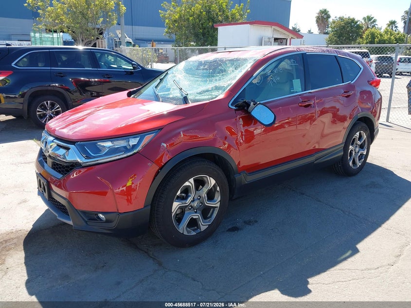 2018 Honda Cr-V Ex VIN: 2HKRW1H50JH522983 Lot: 45688517