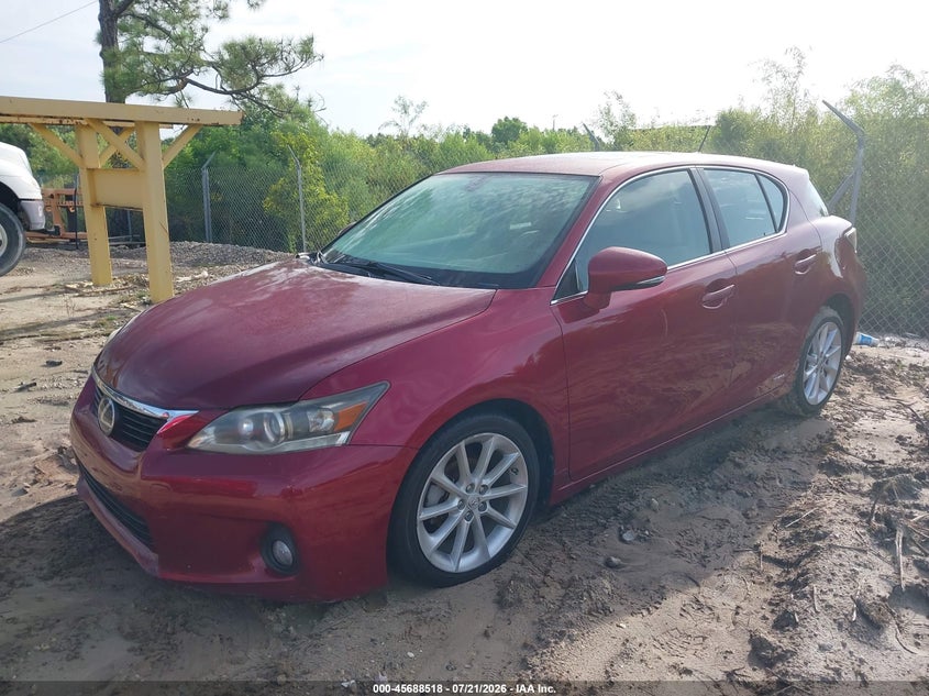 Vin: jthkd5bh5b2002765, lot: 46187125, lexus ct 200h premium 20112