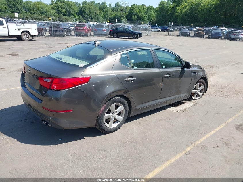 Vin: 5xxgm4a76eg290756, lot: 46187144, kia optima lx 20144