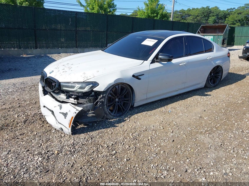 Vin: wbs83ch04mcg37621, lot: 46187196, bmw m5 20212