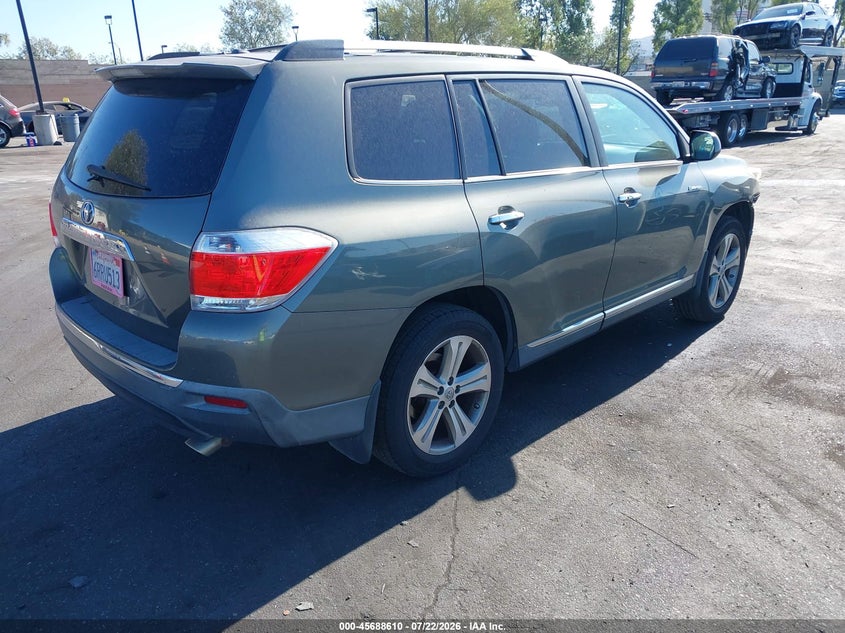 Vin: 5tdyk3ehxbs040695, lot: 46187216, toyota highlander limited v6 20114