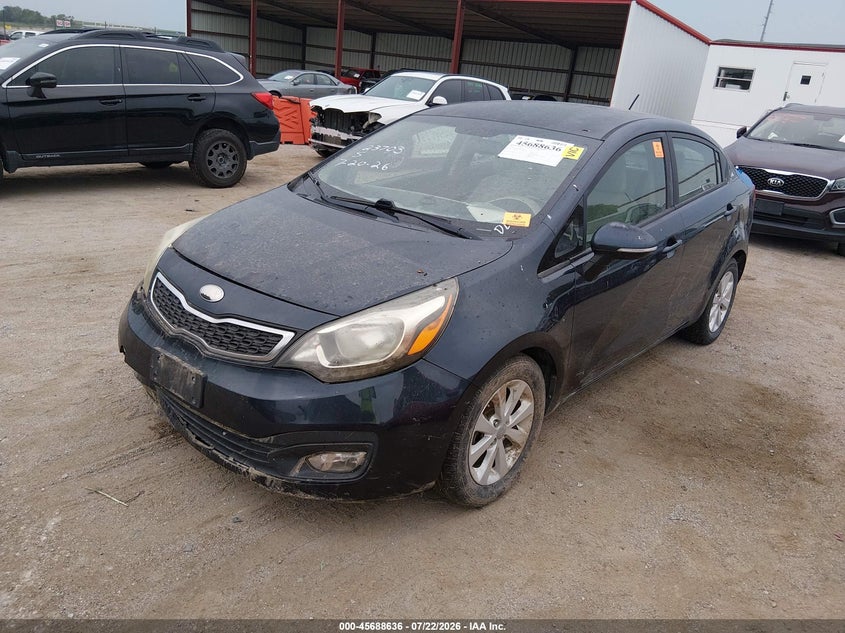 Vin: knadn4a37d6165823, lot: 46187243, kia rio ex 20132