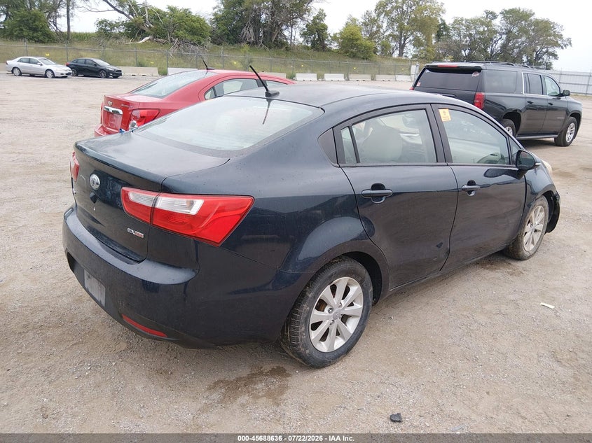 Vin: knadn4a37d6165823, lot: 46187243, kia rio ex 20134
