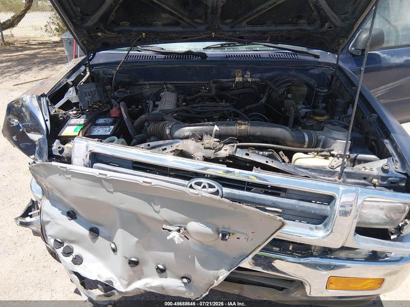 1995 Toyota Pickup 1/2 Ton Short Whlbse Dx VIN: 4TARN01P9SZ320514 Lot: 45688646