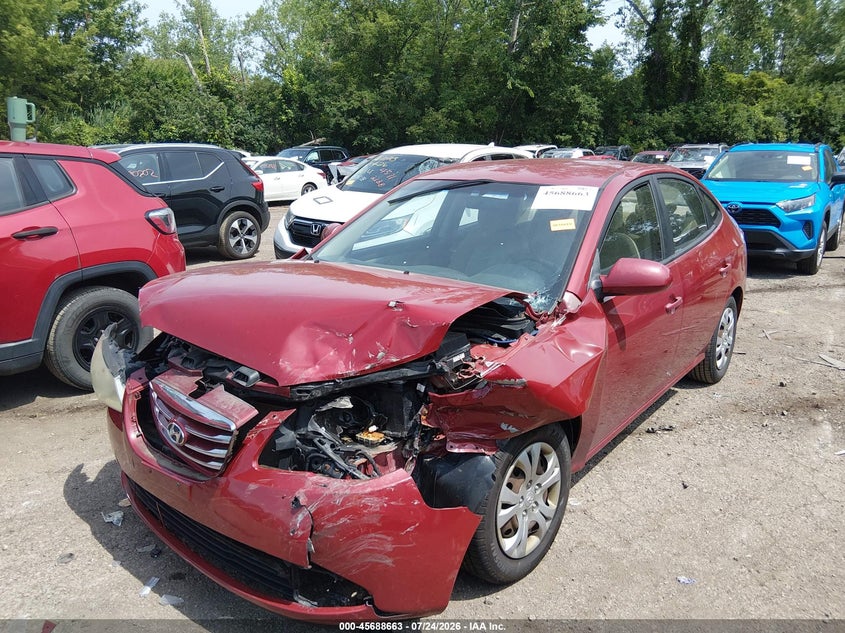 Vin: kmhdu4ad7au130619, lot: 46187270, hyundai elantra gls 20102