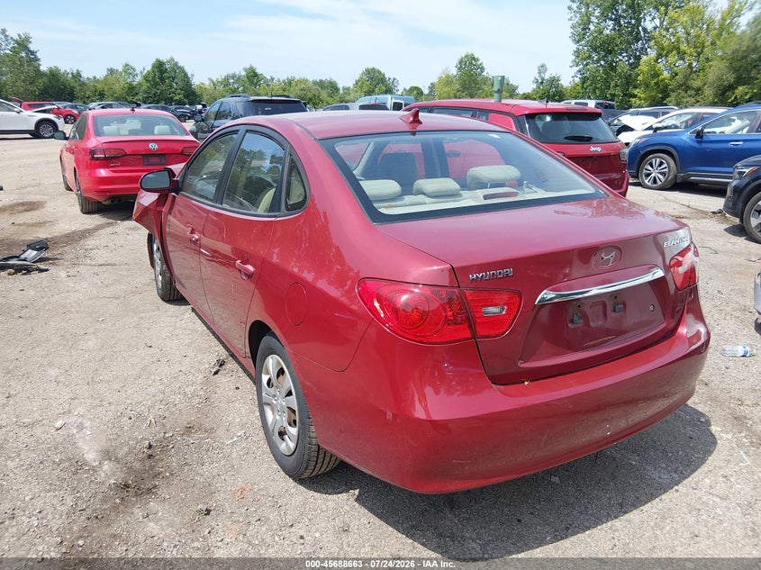 Vin: kmhdu4ad7au130619, lot: 46187270, hyundai elantra gls 20103